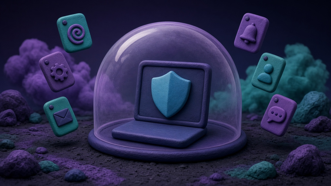 VPN-расширение Chrome и ключ на телефоне